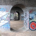Graffiti under Upperton Road bridge, Upperton Road, Leicester, 20 March 2004