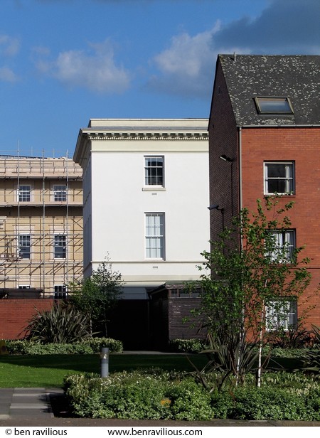 Colourful buildings: Rawson Street, Leicester, 03 May 2004