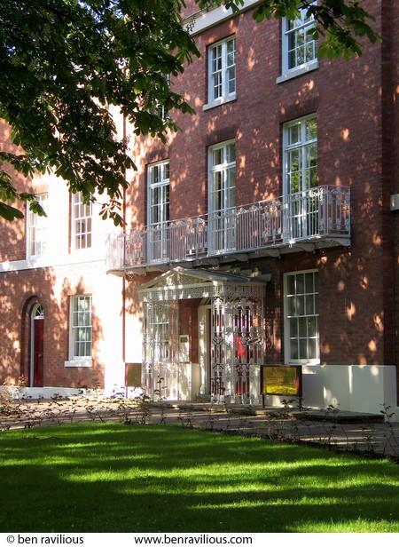 Dappled sunlight on the Crescent: The Crescent, King Street, Leicester, 03 May 2004