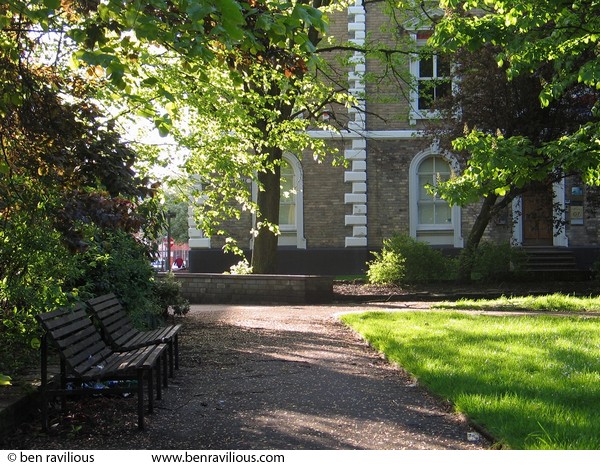 Museum Square - evening light: Museum Square, Leicester, 03 May 2004
