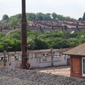 Derelict land with West End rooftops in the distance, Bath Lane, Leicester, 15 May 2004