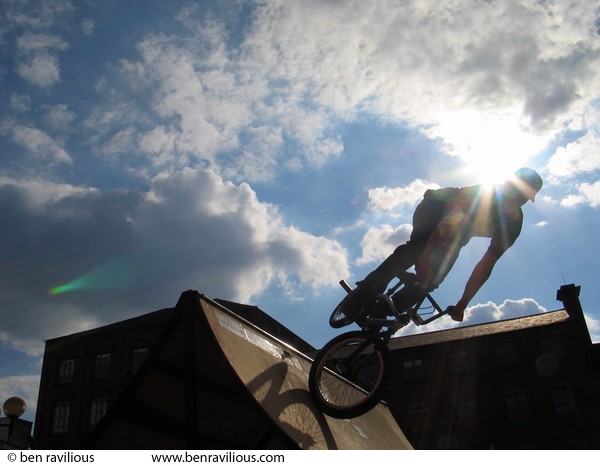 BMX Ramp at Phoenix Arts: Newarke Street, Leicester, 22 May 2004