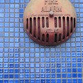 Fire alarm bell, Humberstone Gate, Leicester, 23 May 2004