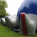 inflatable sculpture, Leicester Belgrave Mela 2004, Abbey Park, Leicester, 10 July 2004