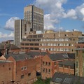 Rear of Rutland street mill buildings, Rutland Street, Leicester, 21 August 2004