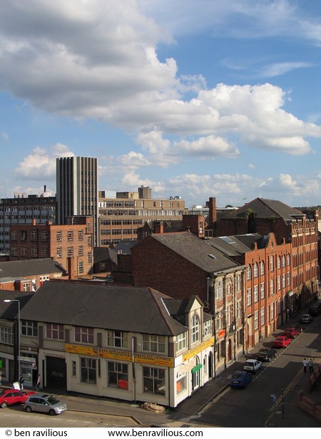 Cityscape: Lee Circle, Leicester, 21 August 2004