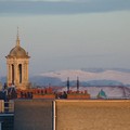 Cupola of Grand Hotel at dawn, Granby Street, Leicester, 19 November 2004