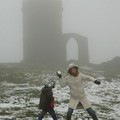 Snowball fight, Bradgate Park, Leicester, 21 November 2004