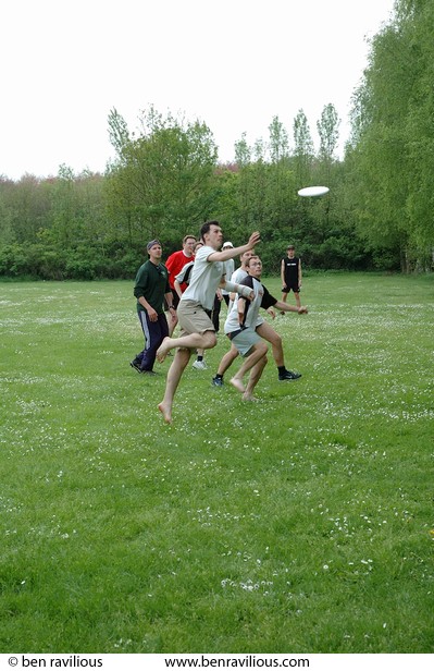 Championship MAC frisbee game: Brugge, Belgium, 01 May 2005