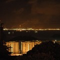 Oil refineries and flats at night, Mount Faber, Singapore, 10 June 2005