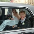 Wedding car, Minster Yard, York, 09 September 2005