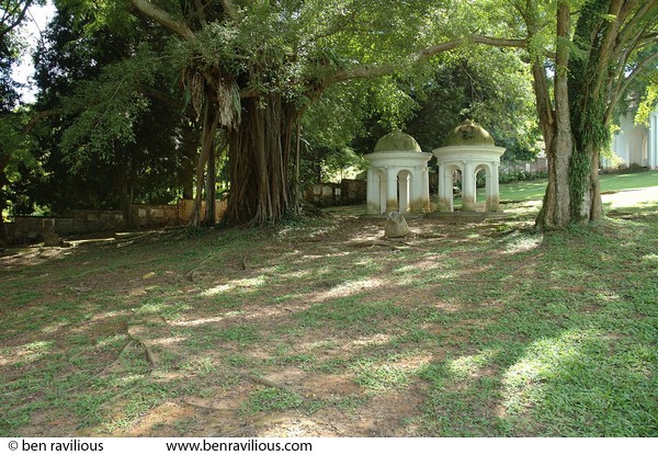 Cupolas in a park: Fort Canning, Singapore, 16 December 2005