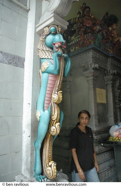 Woman, Sri Veerama Kaliamman Temple: Serangoon Road, Singapore, 22 December 2005