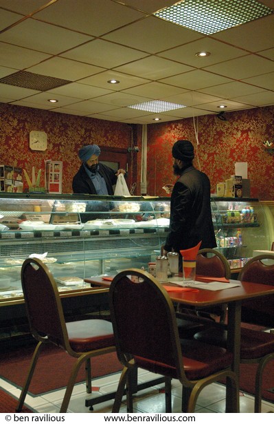 Sadar vegetarian restaurant: Narborough Road, Leicester, 24 March 2006
