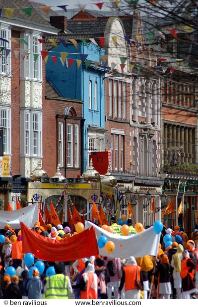 Vaisakhi parade: High Street, Leicester, 09 April 2006