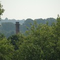 Chimney stack amongst trees, Spinney Hills, Leicester, 04 June 2006