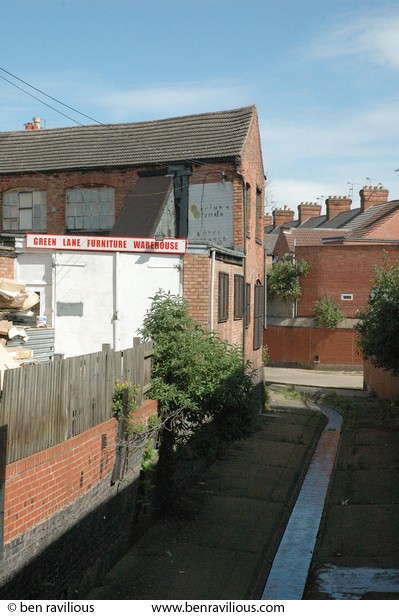 Rear of Furniture Warehouse: Green Lane, Spinney Hills, Leicester, 04 June 2006