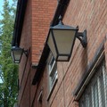 Old style street lamps, Halstead Street, Spinney Hills, Leicester, 05 June 2006