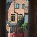 Workshop through alley, Halstead Street, Spinney Hills, Leicester, 05 June 2006