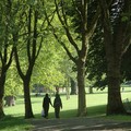 Women walking in the park, Spinney Hill Park, Leicester, 05 June 2006