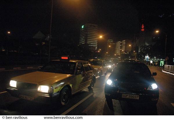City traffic: Canal Road(?), Singapore, 26 June 2006