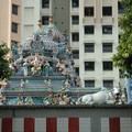 Roof of Sri Veerama Kaliamman Temple, Serangoon Road, Singapore, 30 June 2006