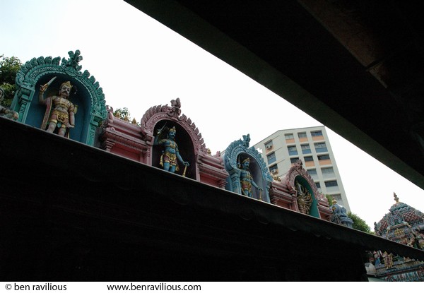 Deities at Sri Veerama Kaliamman Temple: Serangoon Road, Singapore, 30 June 2006