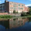 Factory by the canal, Soar Lane, Leicester, 27 August 2006