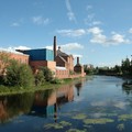 Canal scene, Soar Lane, Leicester, 27 August 2006