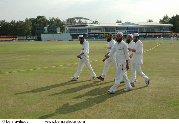 Imams cricket team: Imams vs Christian Clerics cricket match, Leicestershire Country Cricket Ground, Grace Road, Leicester, 11 September 2006