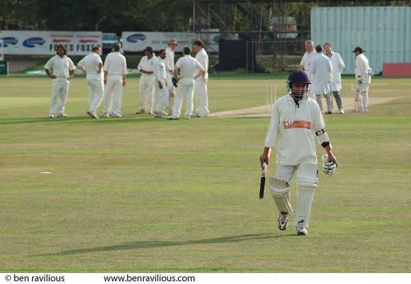 Wicket: Imams vs Christian Clerics cricket match, Leicestershire Country Cricket Ground, Grace Road, Leicester, 11 September 2006