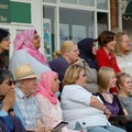Spectators at an inter-faith cricket match, Imams vs Christian Clerics cricket match, Leicestershire Country Cricket Ground, Grace Road, Leicester, 11 September 2006