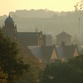 Victorian buildings at dawn, Spinney Hills, Leicester