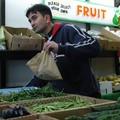 Working in a greengrocers, East Park Road, Spinney Hills, Leicester, 04 November 2006