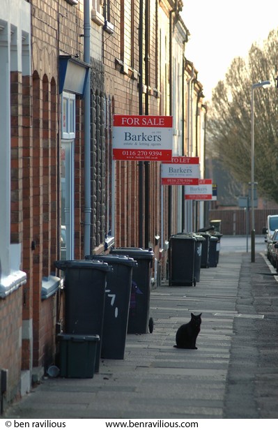 Suburban terraces street: Avenue Road Extension, Clarendon Park, Leicester, 06 April 2007