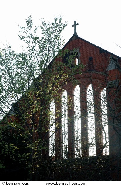 Ruins of St Augustine's church: Fosse Road North, Leicester, 08 April 2007