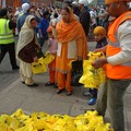 Handing out freebies, Vaisakhi Parade 2007, Humberstone Road, Leicester, 22 April 2007