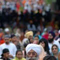 Sikh man at Vaisakhi parade, Vaisakhi Parade 2007, Humberstone Road, Leicester, 22 April 2007