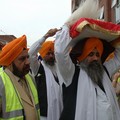 Carrying the holy book to the gurdwara, Vaisakhi Parade 2007, East Park Road, Leicester, 22 April 2007