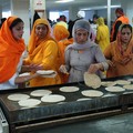 Volunteers making chapatis, Vaisakhi Parade 2007, Guru Tegh Bahadur Gurdwara, East Park Road, Leicester