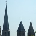 Spires of Saint Jacobskerk from Vrijdagmarkt, Ghent, Belgium, 28 April 2007
