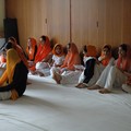 Sikh girls in a gurdwara, Guru Tegh Bahadur Gurdwara, East Park Road, Leicester, 13 May 2007