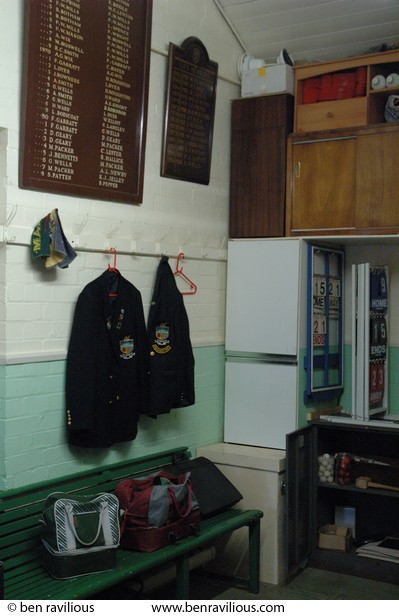 Changing room at a Spinney Hill Park Bowls Club : Spinney Hill Park, Leicester, 20 May 2007