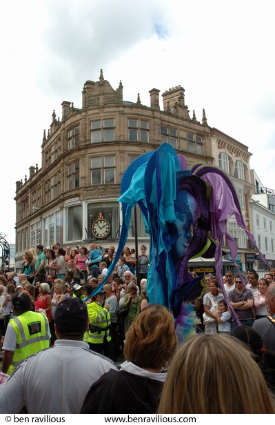 Carnival Parade: Leicester Caribbean Carnival 2007, Gallowtree Gate, Leicester, 04 July 2007