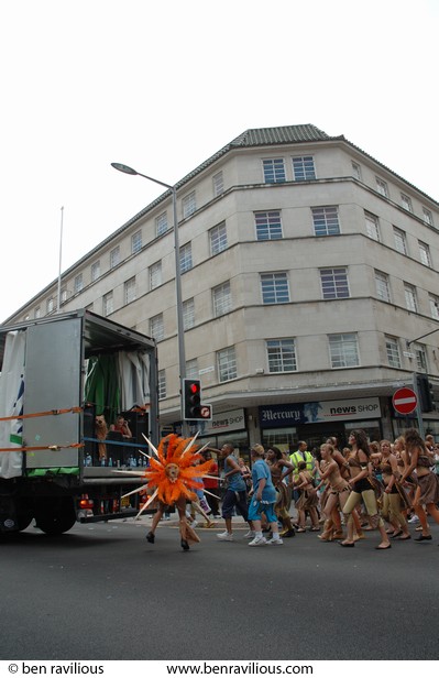 Carnival Parade: Leicester Caribbean Carnival 2007, Charles Street, Leicester, 04 July 2007