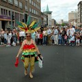 Woman in custume, Leicester Caribbean Carnival 2007, Charles Street, Leicester, 04 July 2007