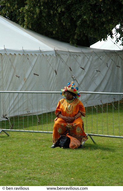 Taking a break: Leicester Caribbean Carnival 2007, Victoria Park, Leicester, 04 July 2007