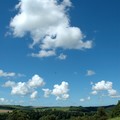 Blue sky, Ashwell, near Dolton, Devon, 30 July 2007